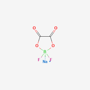 Sodium difluoro oxalate borate chemical structure from PubChem