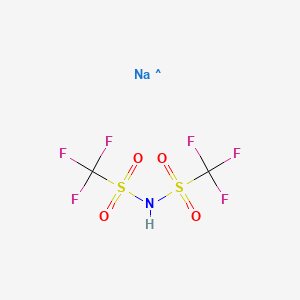Sodium bis trifluoromethanesulfonyl imide chemical structure from PubChem