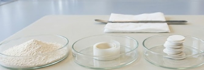 Solid-state electrolyte powders films and discs